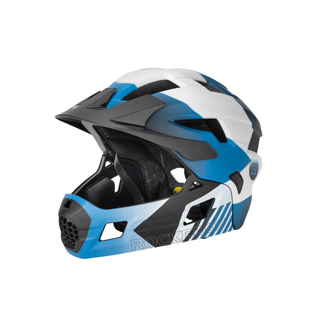 CASCO FULLFACE CONVERTIBLE ROCKBROS - AZUL