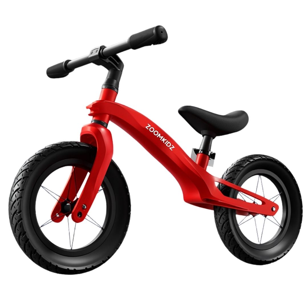 BICICLETA DE BALANCE CON APOYAPIES JAGUAR DE MAGNESIO ROJO